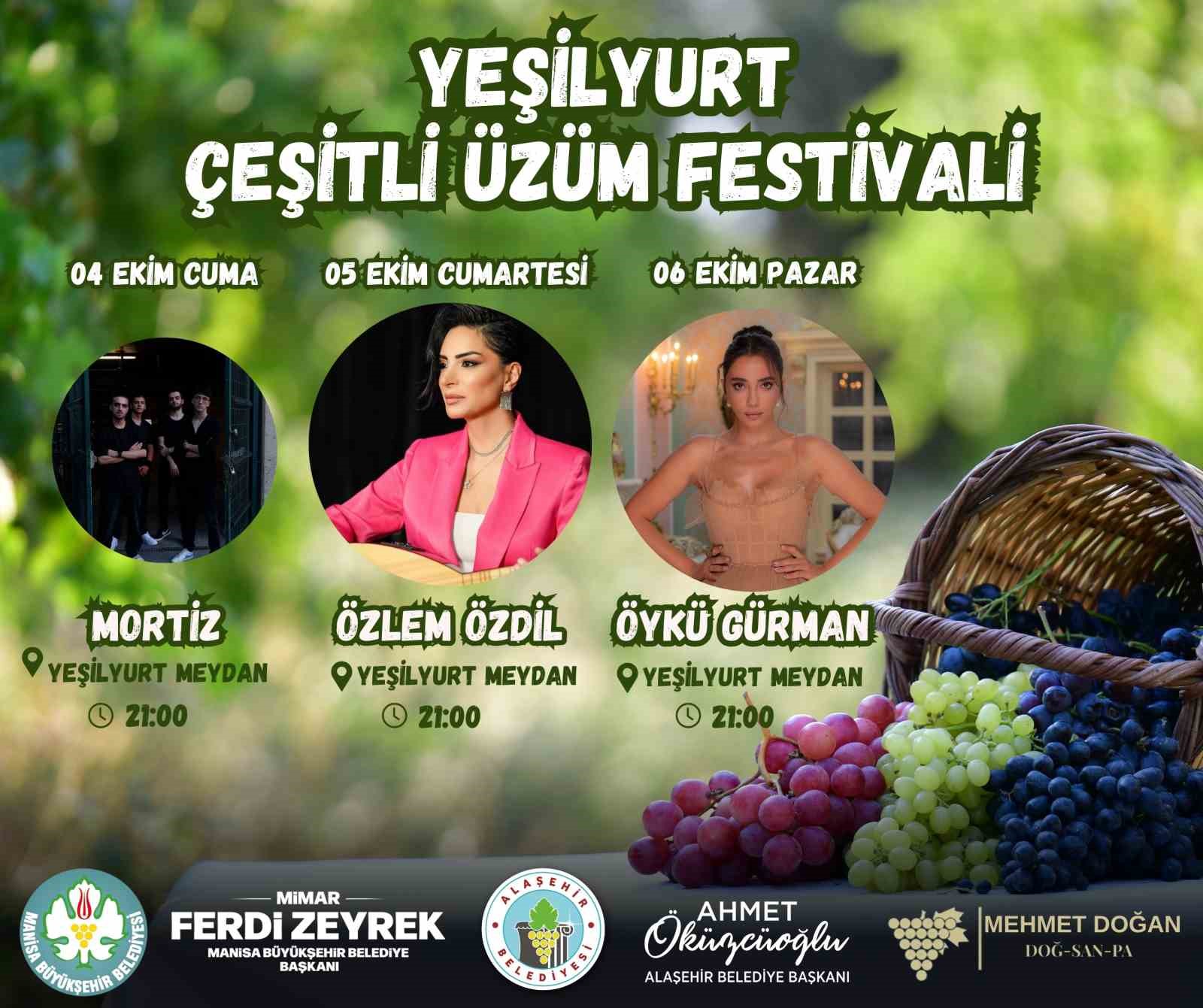 Çeşitli üzümlerin tanıtımı için festival düzenleniyor