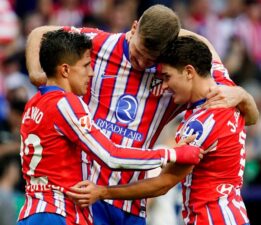 Atletico Madrid, geriye düştüğü maçtan galip ayrıldı