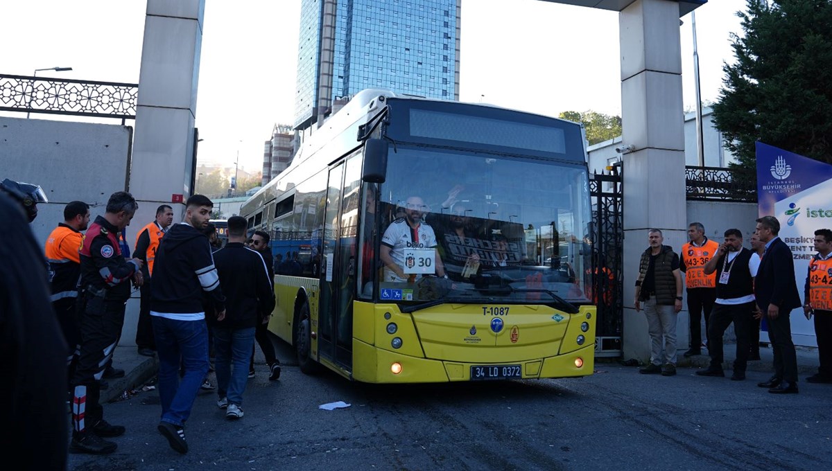 Beşiktaş taraftarı Rams Park’ta