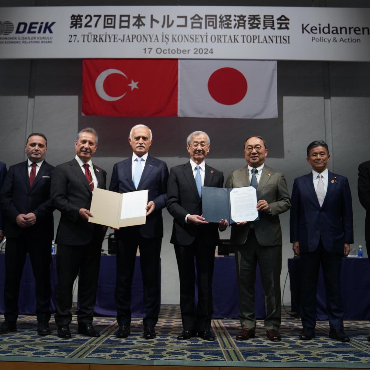 DEİK, 27. Japonya-Türkiye İş Konseyi toplantısını gerçekleştirdi