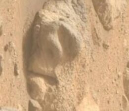 Mars’ta tuhaf keşif: İnsan yüzlü kaya görüldü