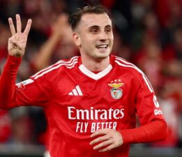 Milli futbolcu Kerem Aktürkoğlu hat-trick yaptı, Benfica farklı kazandı