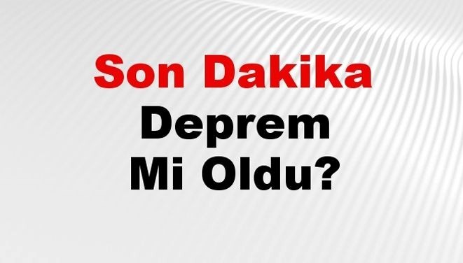 Son dakika Adana’da deprem mi oldu? Az önce deprem Adana’da nerede oldu? Adana deprem Kandilli ve AFAD son depremler listesi 27 Ekim 2024