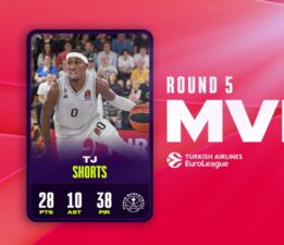 THY Euroleague’de 5. haftanın MVP’si TJ Shorts oldu