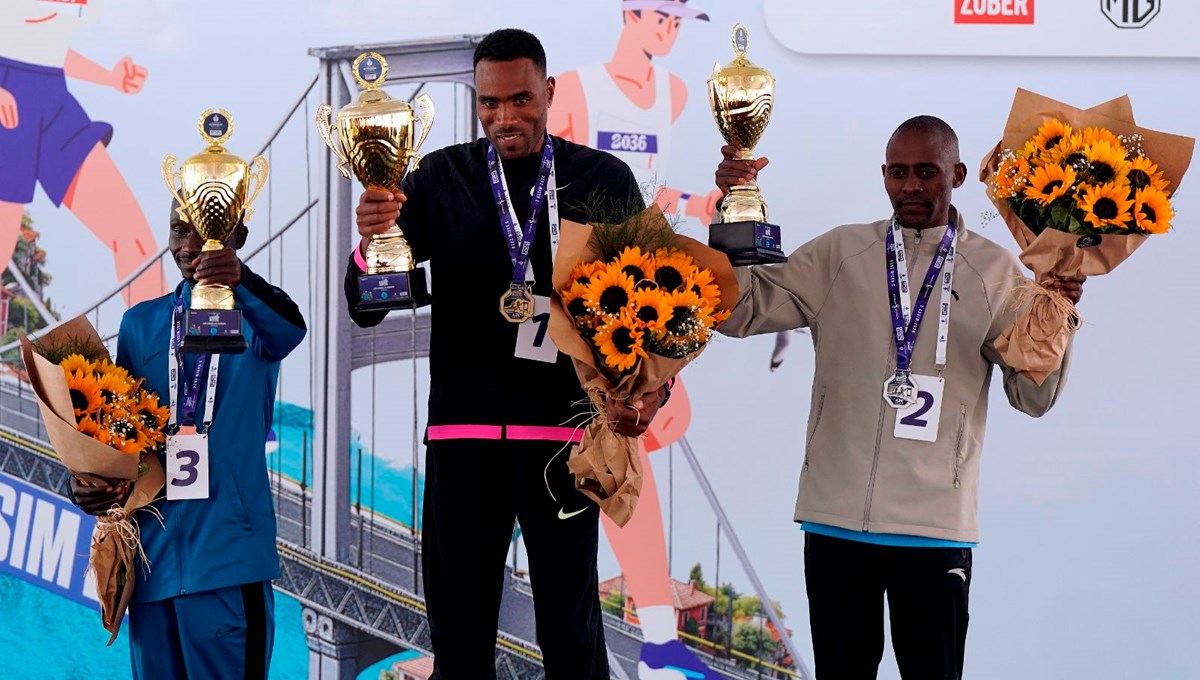 46. İstanbul Maratonu’nda kazananlar ödüllerini aldı