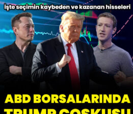 ABD borsalarında Trump coşkusu