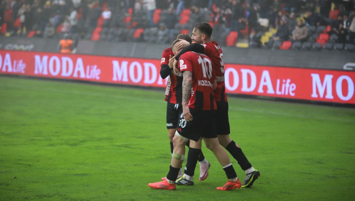 Gaziantep FK’dan üst üste beşinci galibiyet