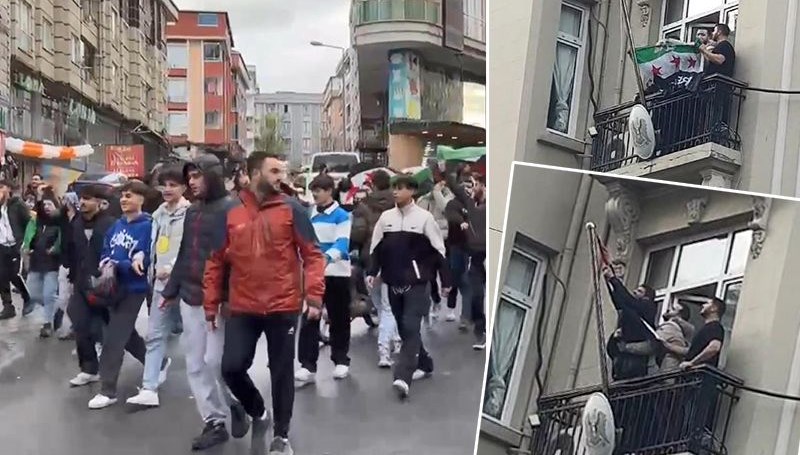 Muhalifler Suriye Konsolosluğu binasında: Bayrak indirildi, “Özgür Suriye” bayrağı asıldı