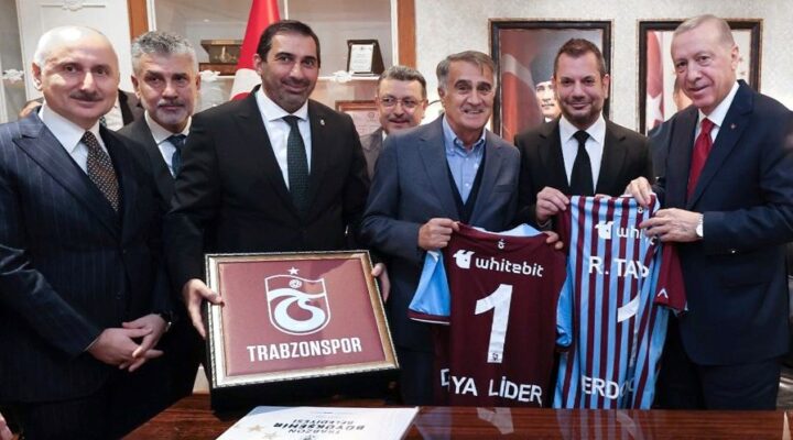 Trabzonspor’dan Cumhurbaşkanı Erdoğan’a teşekkür