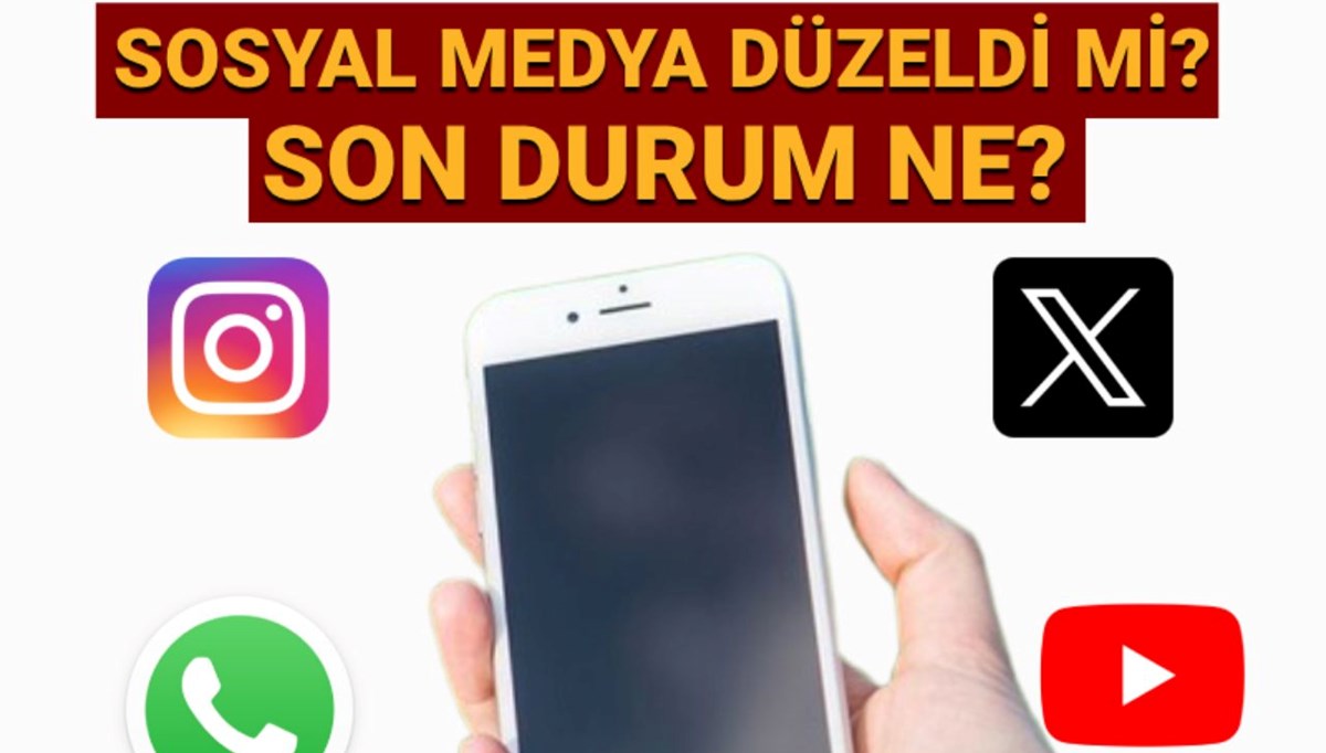 İnternet düzeldi mi, sosyal medya erişim sorununda son durum ne? Twitter, Instagram, Youtube, Whatsapp ve Tiktok açıldı mı?