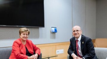 Bakan Şimşek, IMF Başkanı ile görüştü