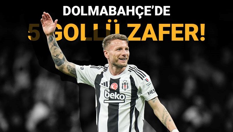 Beşiktaş, Dolmabahçe’de 5 golle kazandı, Hatayspor küme düştü