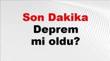 Son dakika İstanbul’da deprem mi oldu? Az önce deprem İstanbul’da nerede oldu? İstanbul deprem Kandilli ve AFAD son depremler listesi 24 Nisan 2025