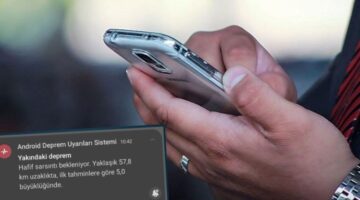 Telefonlara bildirim geldi: Deprem tahmini mi yoksa uyarı mı?