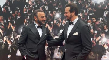 Oğluyla Cannes’a gitti