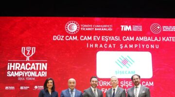 Şişecam 3 kategoride ihracat şampiyonu