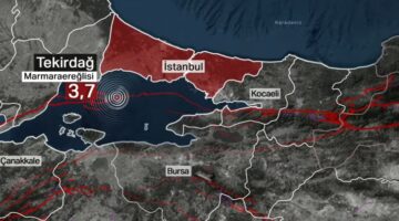 SON DAKİKA: Marmara Denizi’nde 3,7 büyüklüğünde deprem